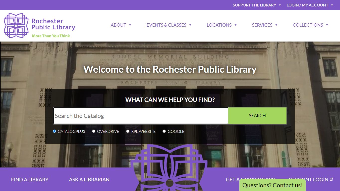 Rochester Public Library - More Than You Think | Rochester, NY